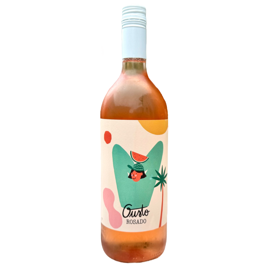 Gusto Wines ‘Rosado’ (1 Liter) Natural Rose Wine Bottle