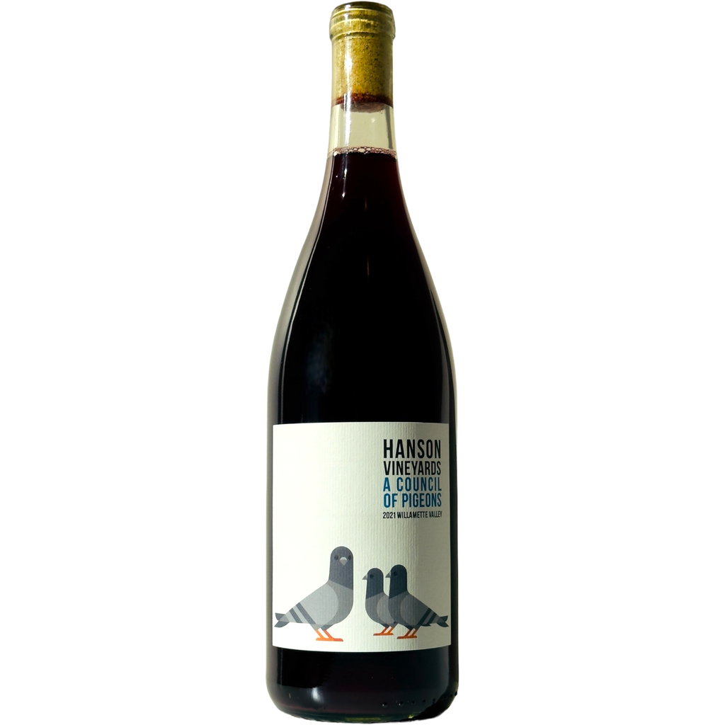 Hanson Vineyards ‘A Council of Pigeons’ 2021 Red Wine Bottle