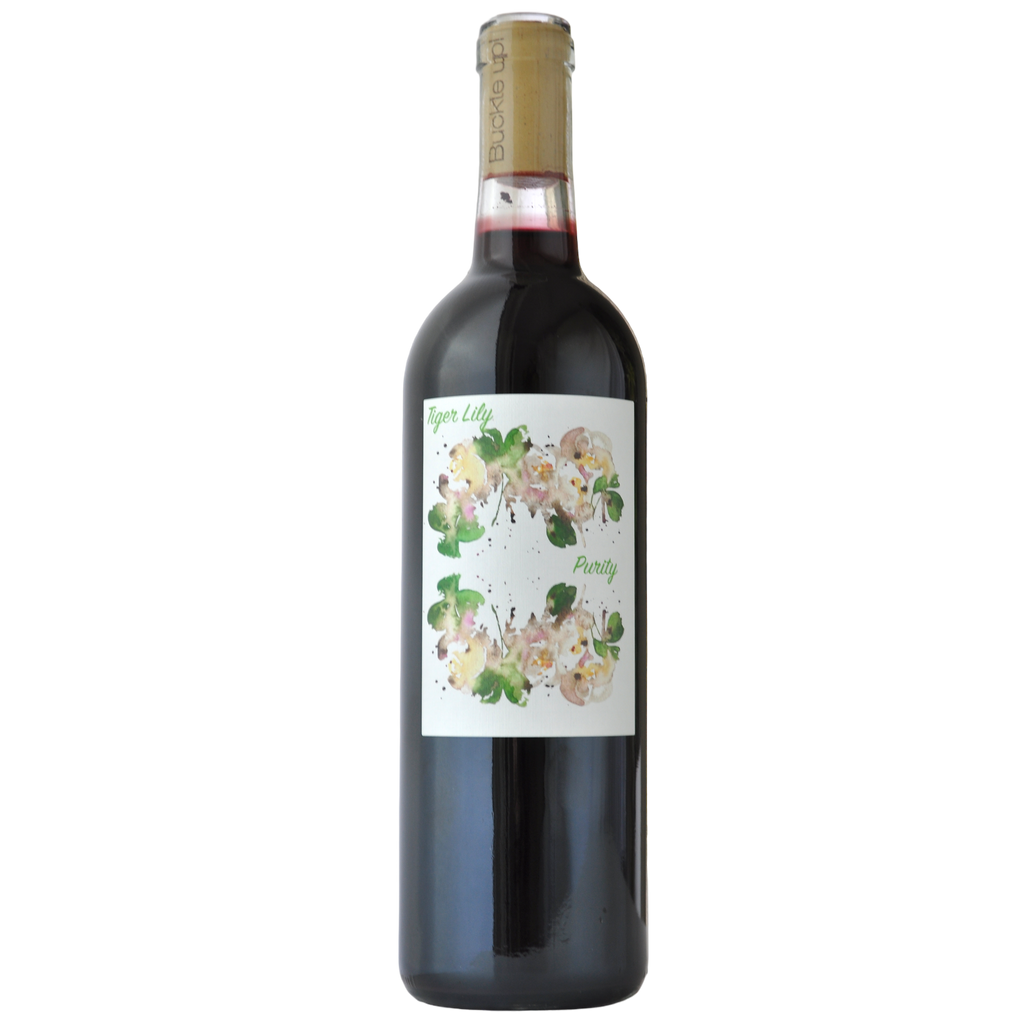 Purity Wine ‘Tiger Lily’ Zinfandel/Syrah Red Wine Bottle