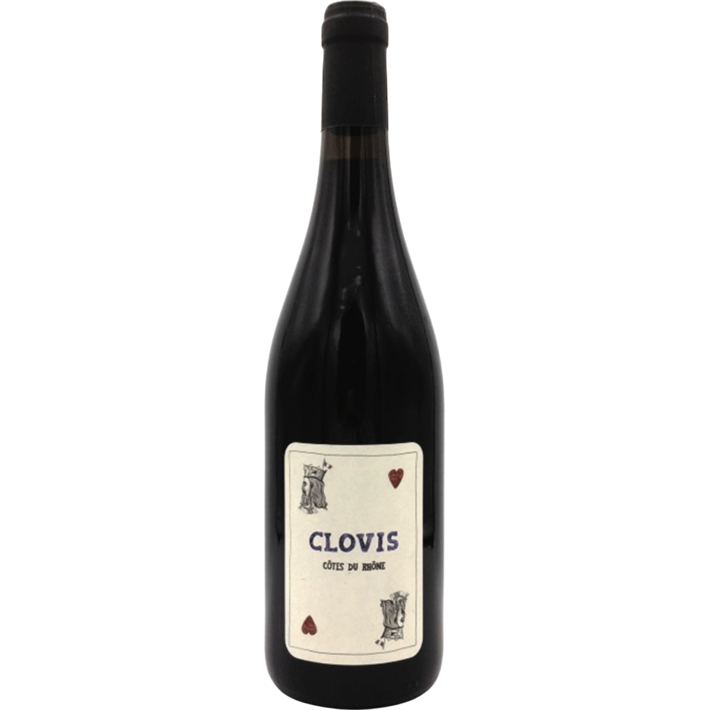 Remi Pouizin ‘Clovis’ Cotes du Rhone 2022 Red Wine Bottle