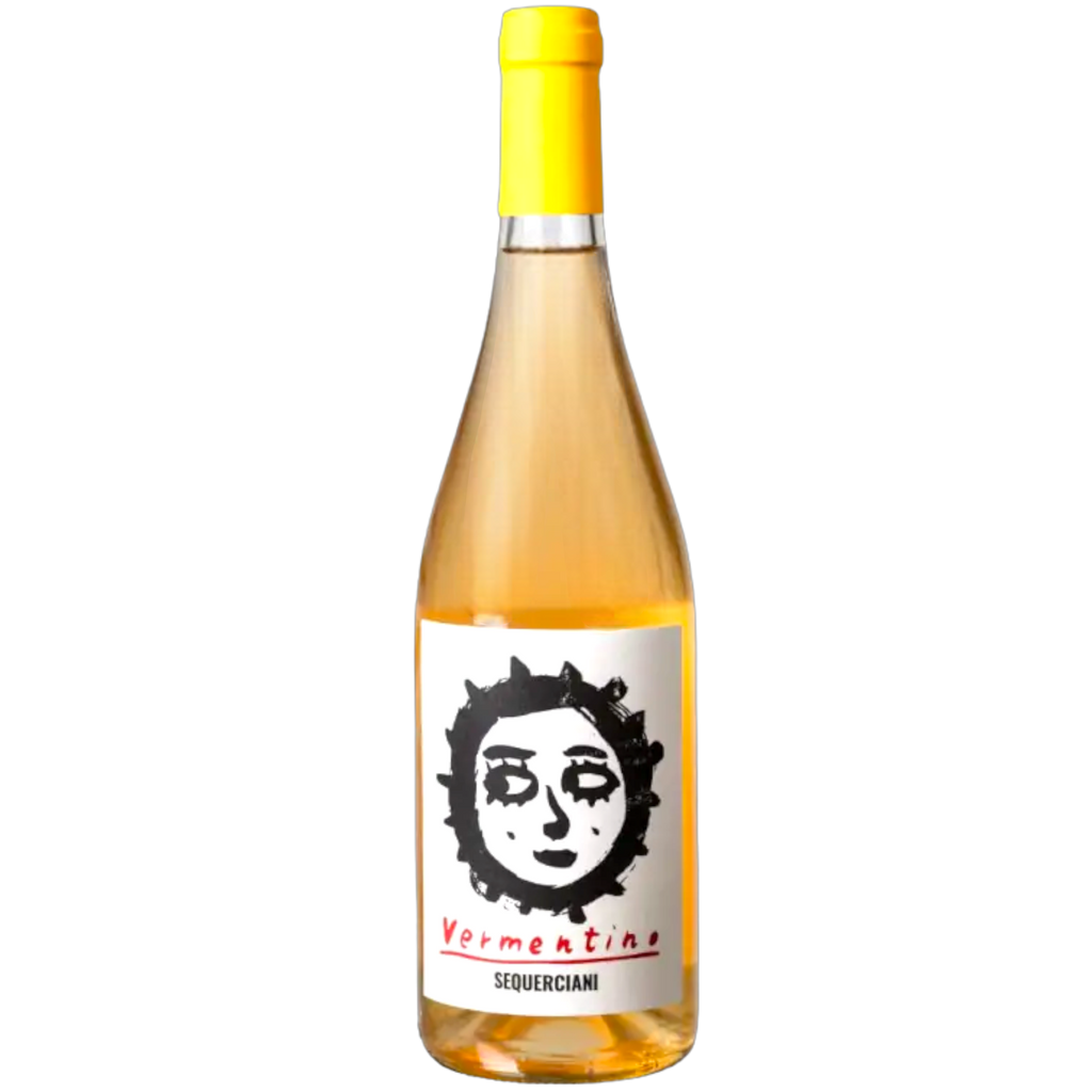 Sequerciani Skin-Contact Vermentino Orange Wine Bottle