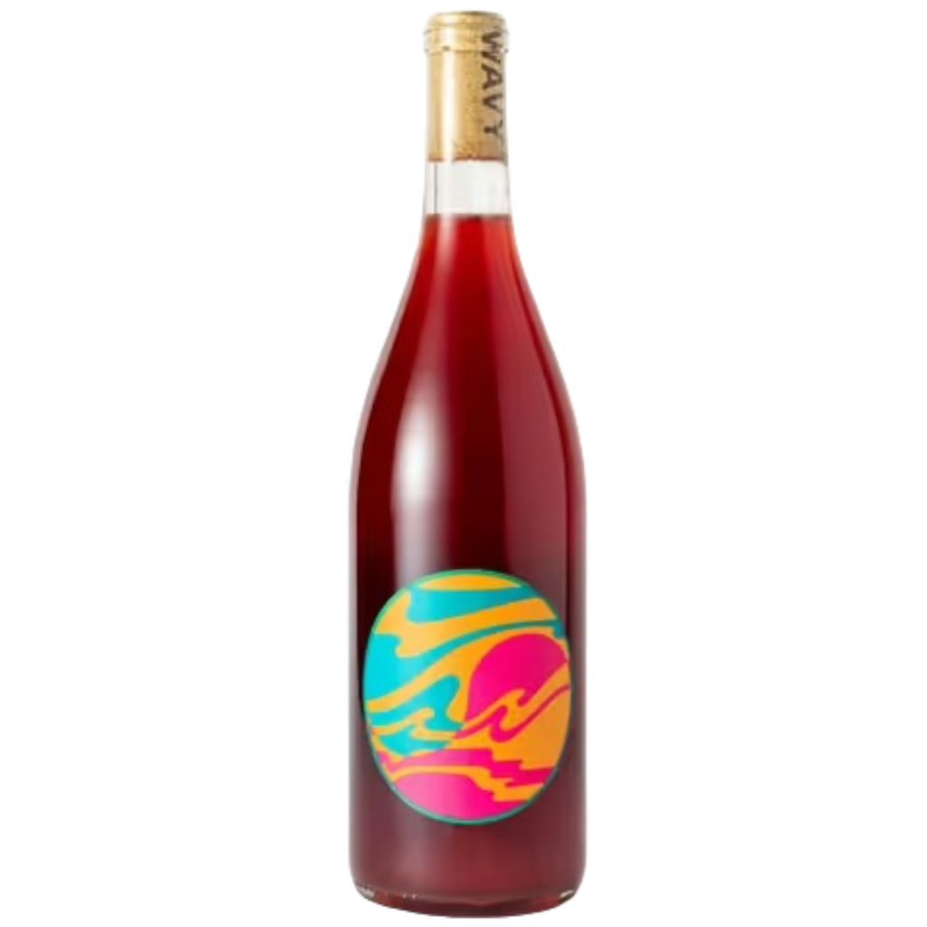 Wavy Wines 'Super Californian' 2023 Red Wine Bottle