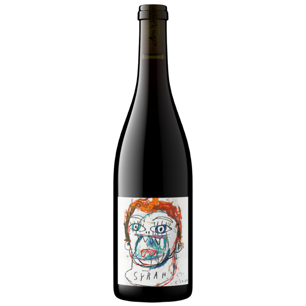 2020 acri wine company syrah natural wine bottle